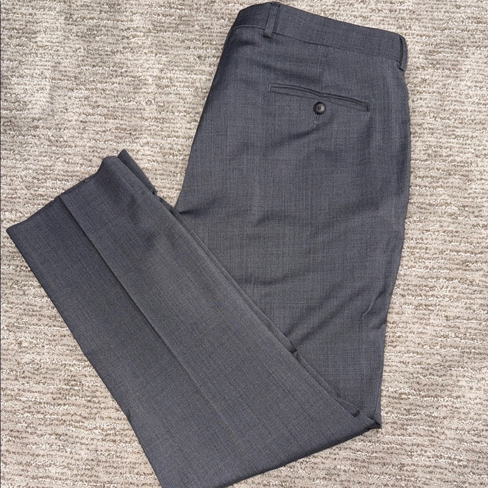 Kenneth Cole Men’s Stylish Gray Dress Pants size 38 x 32